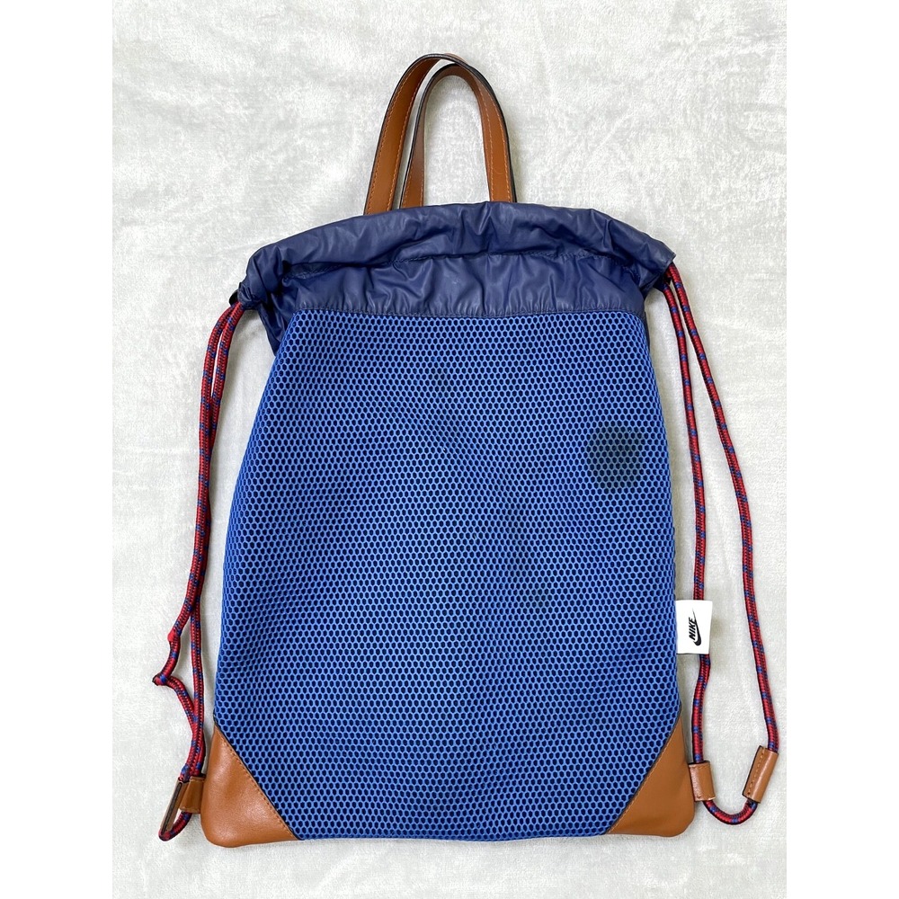 Nike Lab Gym Sack Tote Bag Blue Sport Style Drawstring